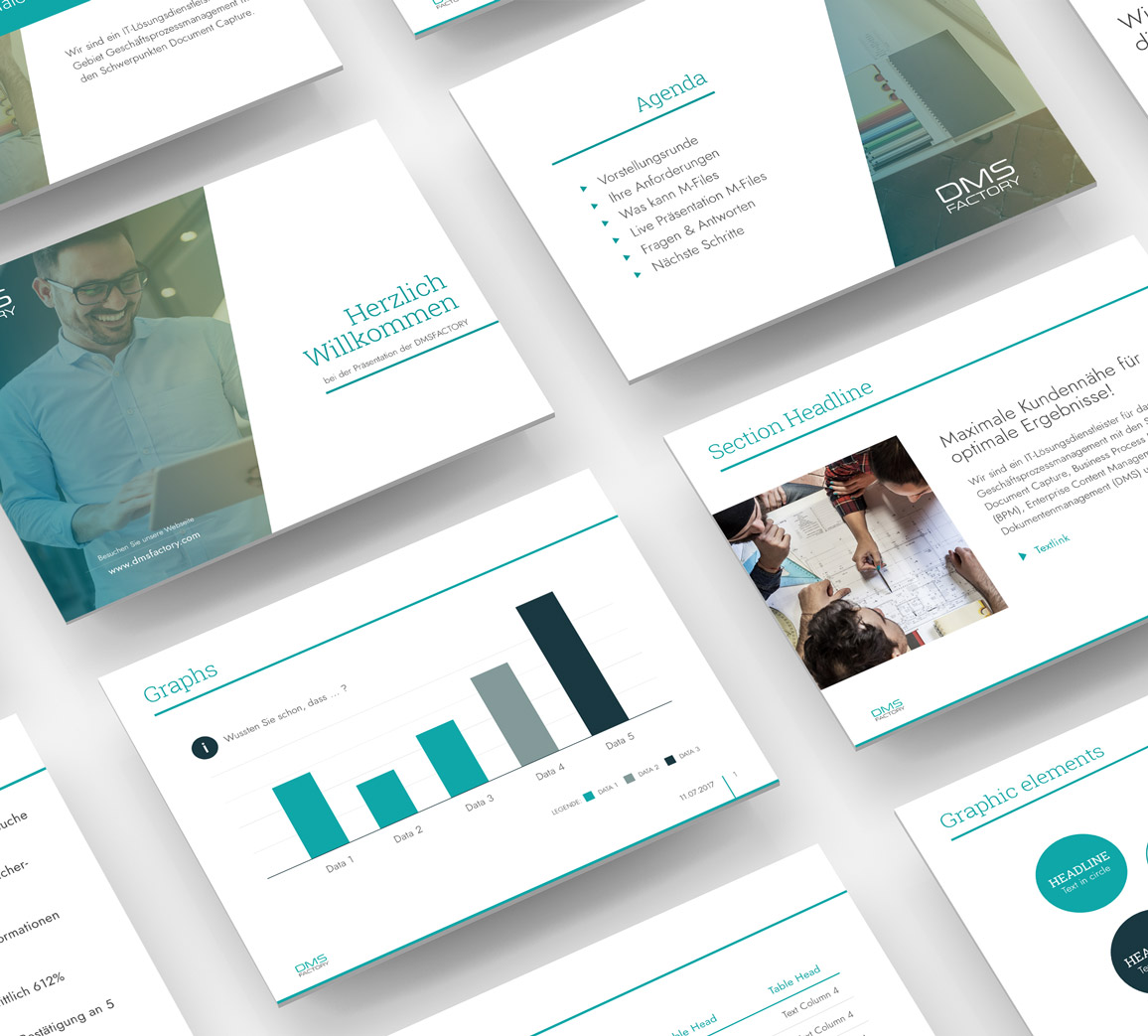 DMSFACTORY Powerpoint Template Konzept