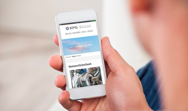 KPG Hennigsdorf - mobile Webseite