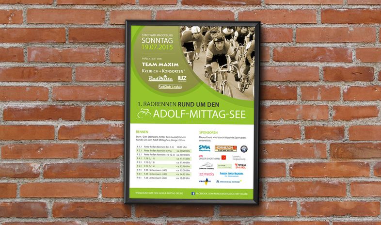 Radrennen Rund um den Adolf-Mittag-See