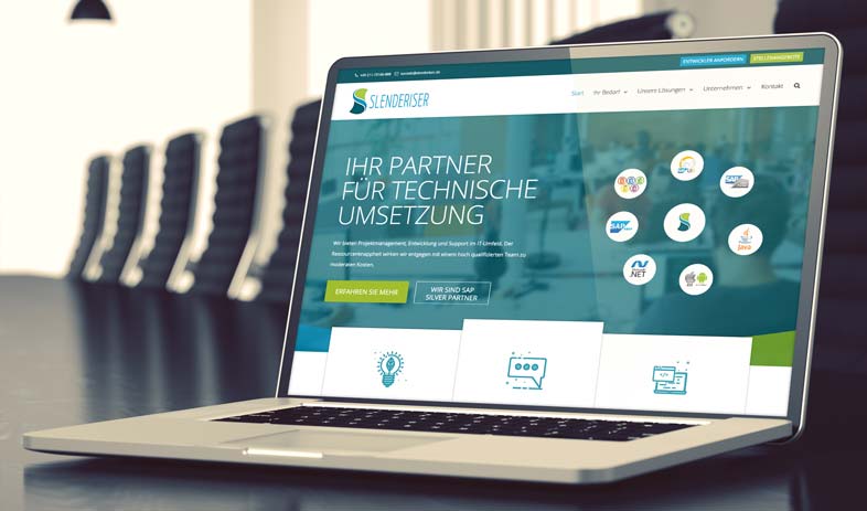 Neues Webdesign für Slenderiser