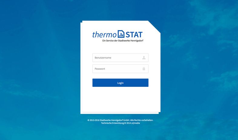 thermoSTAT - web-basiertes Analyse-System der Stadtwerke Hennigsdorf